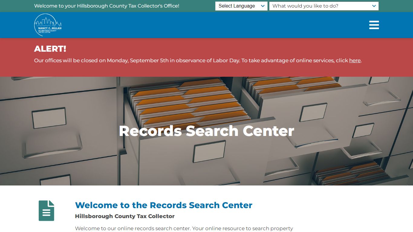 Records Search - Hillsborough County Tax Collector